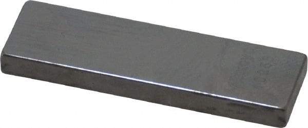 Mitutoyo - 0.11" Rectangular Steel Gage Block - Accuracy Grade AS-1, Includes Certificate of Inspection - Caliber Tooling