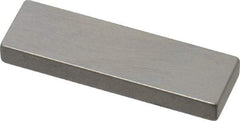 Mitutoyo - 0.136" Rectangular Steel Gage Block - Accuracy Grade AS-1, Includes Certificate of Inspection - Caliber Tooling