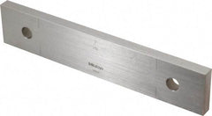 Mitutoyo - 7" Rectangular Steel Gage Block - Accuracy Grade 0, Includes Certificate of Inspection - Caliber Tooling