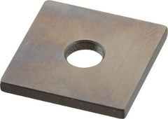 Mitutoyo - 0.103" Square Steel Gage Block - Accuracy Grade 0, Includes Certificate of Inspection - Caliber Tooling