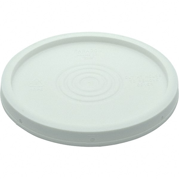 Vestil - Tote & Storage Container Lids For Use With: 3-1/2, 5 & 6 Gallon Pails Width (Decimal Inch): 12.500 - Caliber Tooling