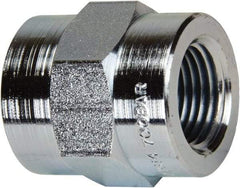 Enerpac - 3/8 NPTF Zinc-Plated Steel Hydraulic Hose Female Coupler - 10,000 psi - Caliber Tooling