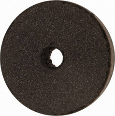 Cratex - 1-1/2" Diam x 1/4" Hole x 1/4" Thick, Surface Grinding Wheel - Silicon Carbide, Medium Grade, 15,000 Max RPM, Rubber Bond, No Recess - Caliber Tooling