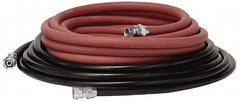 Binks - Paint Sprayer Hose with Fittings - 25 Ft. Fluid and Air Hose Asm with Fittings (2 Hose Set), Compatible with Pressure Tank and Spray Guns - Caliber Tooling