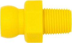 Loc-Line - 1/4" Hose ID, Male to Female Coolant Hose Connector - 1/8" NPT, For Loc-Line Modular Hose Systems - Caliber Tooling