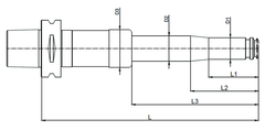 C5 x ER25 x 055 CAPTO Collet Holder - Caliber Tooling