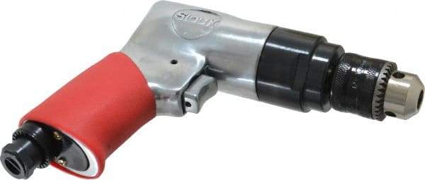 Sioux Tools - 3/8" Reversible Keyed Chuck - Pistol Grip Handle, 1,800 RPM, 0.47 hp - Caliber Tooling