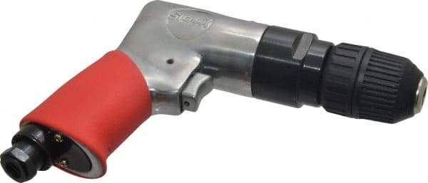 Sioux Tools - 3/8" Reversible Keyless Chuck - Pistol Grip Handle, 1,800 RPM, 0.47 hp - Caliber Tooling