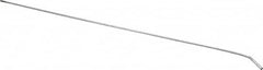 Schaefer Brush - 24" Long, 8-32 Female, Galvanized Steel Brush Handle Extension - 0.162" Diam, 8-32 Male, For Use with Tube Brushes & Scrapers - Caliber Tooling