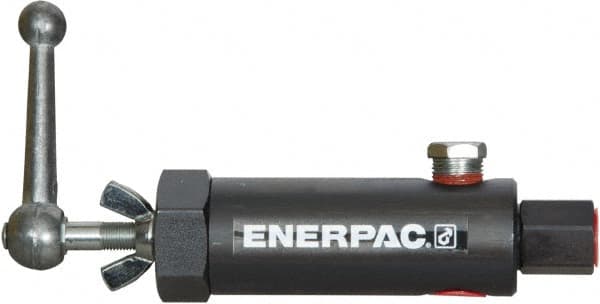 Enerpac - 1.94 GPM 3/8 Inlet Steel Hydraulic Control Valve - 10,000 psi, 3.12" Wide x 7.62" Long - Caliber Tooling