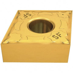 Iscar - CNGG431 SF Grade IC507 Carbide Turning Insert - TiCN/TiN Finish, 80° Diamond, 1/2" Inscr Circle, 3/16" Thick, 1/64" Corner Radius - Caliber Tooling