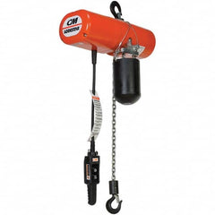 CM - 1/4 Ton Capacity 16 FPM Lift Speed 115V Electric Chain Hoist - Caliber Tooling