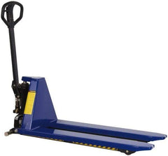 Value Collection - 2,200 Lb Capacity, 31-1/2" Lift Portable Skid Lifter - 3-1/2" Min Lift Height, 43" Fork Length x 20" Fork Width, 20" Overall Width - Caliber Tooling