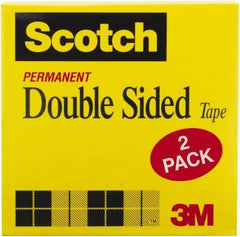 3M - 1/2" x 25 Yd Double Sided Tape - Transparent - Caliber Tooling