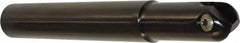 Millstar - 1" Cut Diam, 9" Max Depth of Cut, 1" Shank Diam, 1" OAL, Indexable Ball Nose End Mill - Straight Shank, SFCY Toolholder, MB, MBT, RBT Insert - Caliber Tooling