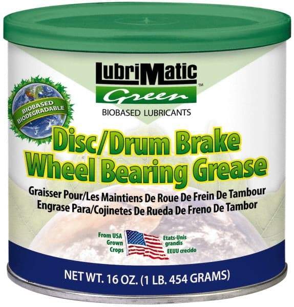 LubriMatic - 16 oz Tub Biobased General Purpose Grease - Blue, 350°F Max Temp, - Caliber Tooling