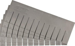 Quantum Storage - 16-1/2" Wide x 6" High, Gray Bin Divider - Use with DG92060 - Caliber Tooling