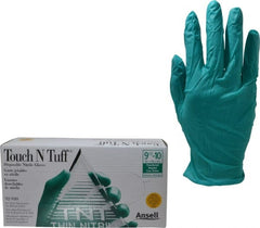 Ansell - Size XL, 5 mil, Industrial Grade, Powdered Nitrile Disposable Gloves - Exact Industrial Supply