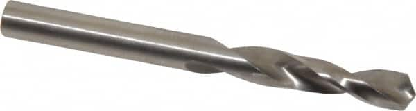 Hertel - 7/32" 118° High Speed Steel Screw Machine Drill Bit - Bright Finish, Right Hand Cut, 1-1/4" Flute Length, 2-3/8" OAL - Caliber Tooling