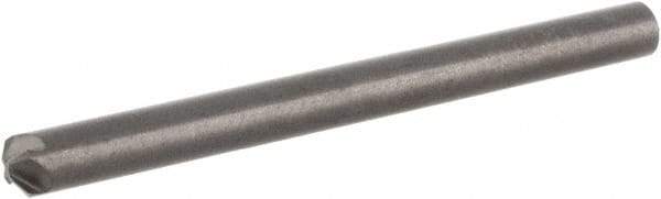 Hertel - 1/8" Head Diam, 1/8" Shank Diam, 4 Flute 120° High Speed Steel Countersink - 1-5/8" OAL, Straight Shank - Caliber Tooling