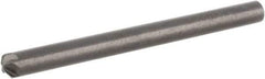 Hertel - 1/8" Head Diam, 1/8" Shank Diam, 4 Flute 120° High Speed Steel Countersink - 1-5/8" OAL, Straight Shank - Caliber Tooling