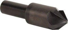 Hertel - 3/4" Head Diam, 1/2" Shank Diam, 4 Flute 82° High Speed Steel Countersink - 2-11/16" OAL, Straight Shank - Caliber Tooling