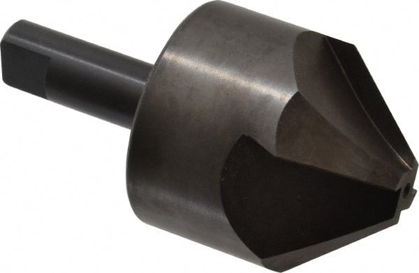 Hertel - 2-1/2" Head Diam, 3/4" Shank Diam, 4 Flute 82° High Speed Steel Countersink - Caliber Tooling