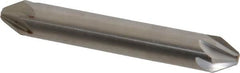 Hertel - 3/8" Head Diam, 3/8" Shank Diam, 6 Flute 60° High Speed Steel Countersink - 2-1/2" OAL, Straight Shank - Caliber Tooling