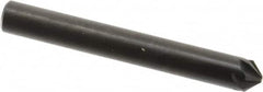 Hertel - 1/4" Head Diam, 1/4" Shank Diam, 6 Flute 90° High Speed Steel Countersink - Caliber Tooling