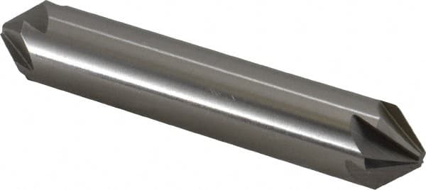 Hertel - 5/8" Head Diam, 5/8" Shank Diam, 6 Flute 82° High Speed Steel Countersink - Caliber Tooling