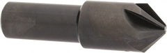 Hertel - 5/8" Head Diam, 1/2" Shank Diam, 6 Flute 90° High Speed Steel Countersink - Caliber Tooling