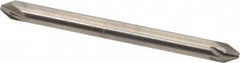 Hertel - 1/8" Head Diam, 1/8" Shank Diam, 6 Flute 60° High Speed Steel Countersink - Caliber Tooling