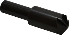 Hertel - 3/4" Head Diam, 1/2" Shank Diam, 6 Flute 120° High Speed Steel Countersink - Caliber Tooling