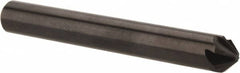 Hertel - 1/4" Head Diam, 1/4" Shank Diam, 6 Flute 82° High Speed Steel Countersink - Caliber Tooling