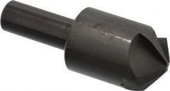 Hertel - 1" Head Diam, 1/2" Shank Diam, 4 Flute 120° High Speed Steel Countersink - Caliber Tooling