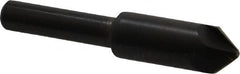 Hertel - 3/8" Head Diam, 1/4" Shank Diam, 4 Flute 82° High Speed Steel Countersink - Caliber Tooling