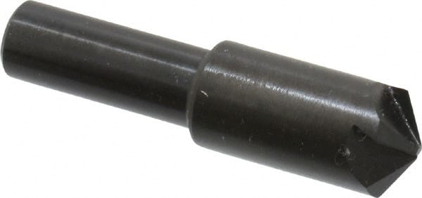 Hertel - 1/2" Head Diam, 3/8" Shank Diam, 4 Flute 120° High Speed Steel Countersink - Caliber Tooling