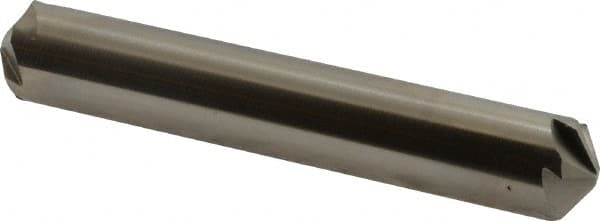 Hertel - 1/2" Head Diam, 1/2" Shank Diam, 6 Flute 120° High Speed Steel Countersink - Caliber Tooling