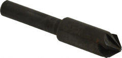 Hertel - 3/8" Head Diam, 1/4" Shank Diam, 6 Flute 90° High Speed Steel Countersink - Caliber Tooling