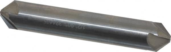 Hertel - 1/2" Head Diam, 1/2" Shank Diam, 4 Flute 90° Solid Carbide Countersink - Caliber Tooling