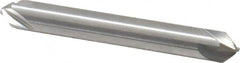 Hertel - 1/4" Head Diam, 1/4" Shank Diam, 4 Flute 82° Solid Carbide Countersink - 2" OAL, Straight Shank - Caliber Tooling