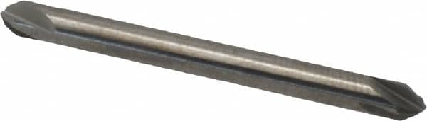 Hertel - 1/8" Head Diam, 1/8" Shank Diam, 4 Flute 60° Solid Carbide Countersink - Caliber Tooling