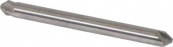 Hertel - 3/16" Head Diam, 3/16" Shank Diam, 4 Flute 82° Solid Carbide Countersink - Caliber Tooling