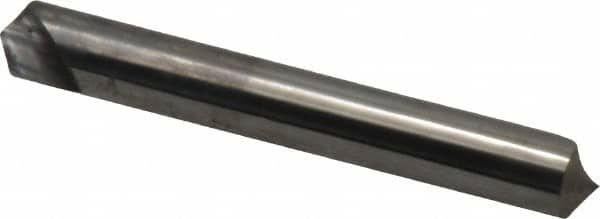 Hertel - 1/4" Head Diam, 1/4" Shank Diam, 1 Flute 110° Solid Carbide Countersink - Caliber Tooling