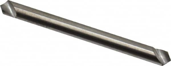 Hertel - 1/8" Head Diam, 1/8" Shank Diam, 1 Flute 100° Solid Carbide Countersink - Caliber Tooling