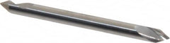 Hertel - 1/8" Head Diam, 1/8" Shank Diam, 1 Flute 60° Solid Carbide Countersink - Caliber Tooling