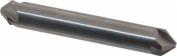 Hertel - 3/8" Head Diam, 3/8" Shank Diam, 4 Flute 90° Solid Carbide Countersink - Caliber Tooling