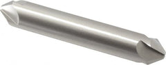 Hertel - 1/2" Head Diam, 1/2" Shank Diam, 4 Flute 82° High Speed Steel Countersink - 3" OAL, Straight Shank - Caliber Tooling