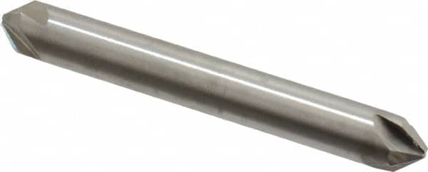 Hertel - 1/4" Head Diam, 1/4" Shank Diam, 4 Flute 82° High Speed Steel Countersink - Caliber Tooling