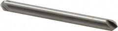 Hertel - 3/16" Head Diam, 3/16" Shank Diam, 4 Flute 90° High Speed Steel Countersink - 1-7/8" OAL, Straight Shank - Caliber Tooling